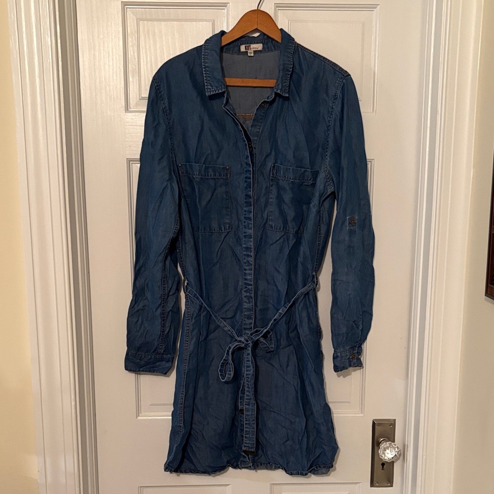 Kut from the Kloth Blue Denim Mini Dress